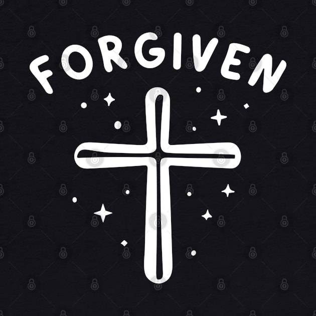 Forgiven by God Christian Inspirational Quote by Art-Jiyuu